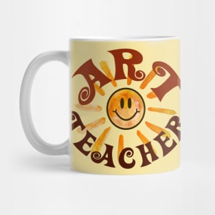 Art Teacher Happy Face Sunshine Gift Mug